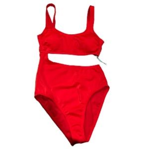 Exhilaration swimsuit, red size small